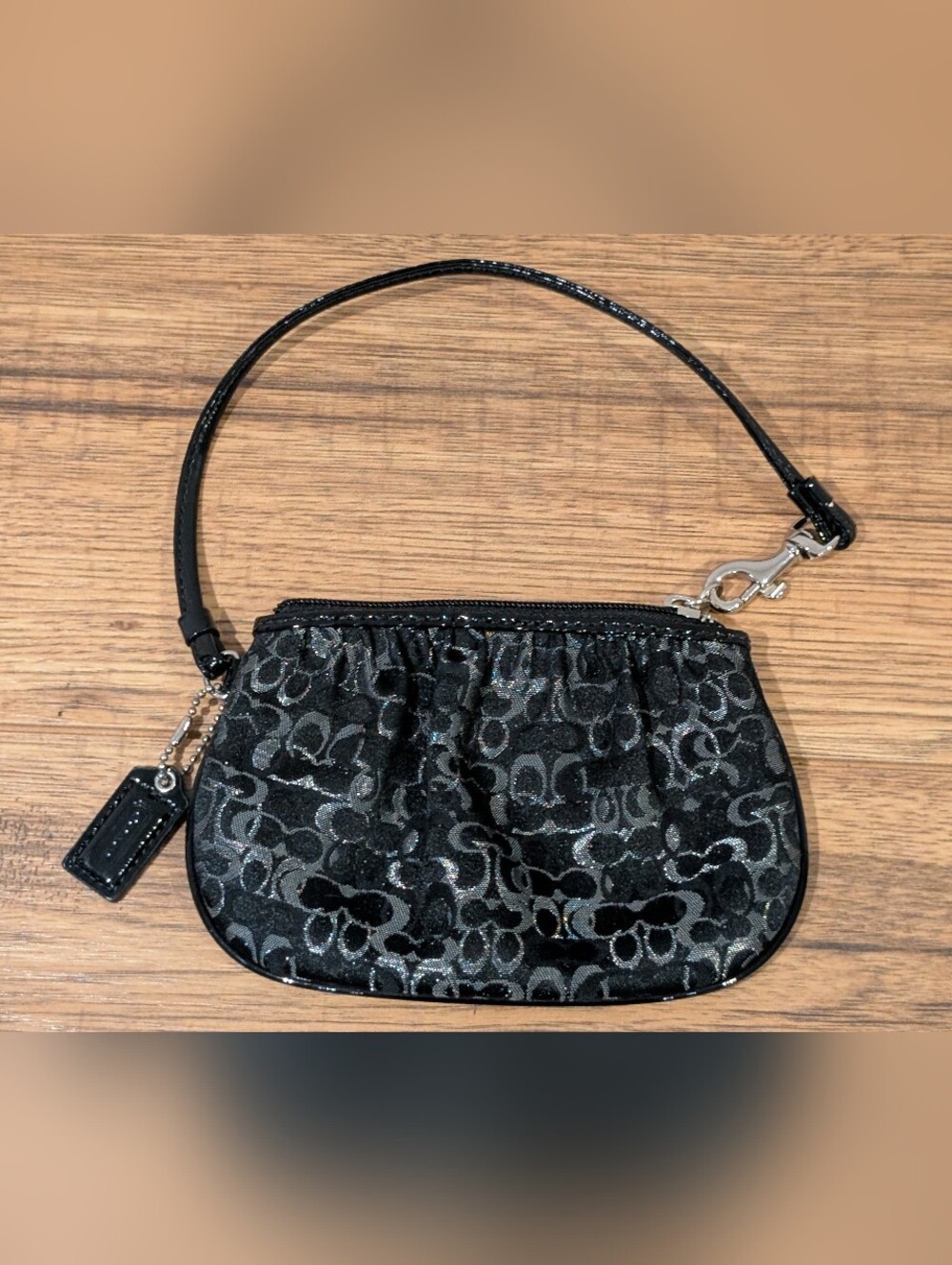 Black Coach Wristlet - Women's Bag